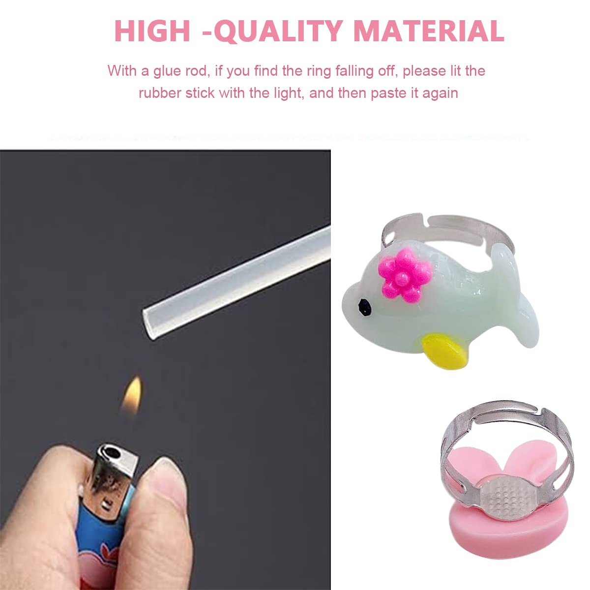 SANNIDHI 24pcs Combo Finger Rings for Girls Resin Cartoon Cute Ring Set for Girls Kids Pretend Play Dress Up, Adjustable Size Jewelry Rings with Gift Box SANNIDHI 24pcs Combo Finger Rings for Girls Resin Cartoon Cute Ring Set for Girls Kids Pretend Play Dress Up, Adjustable Size Jewelry Rings with Gift Box